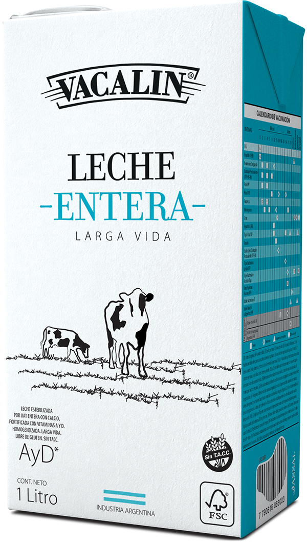 Leche Fluida Entera  Larga Vida 1lts