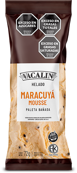 Paleta Helada Bañada de Mousse de Maracuya