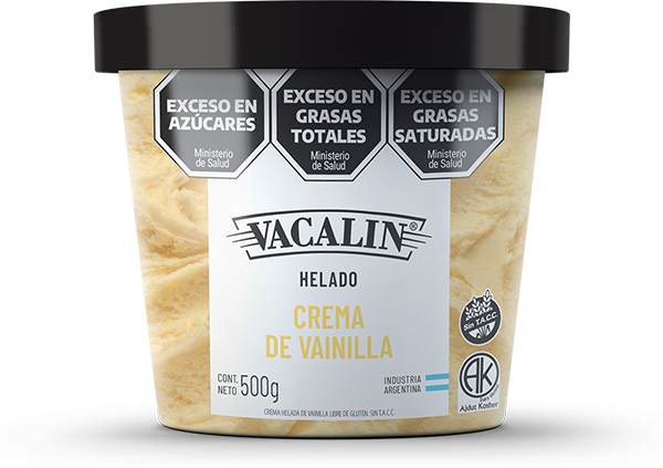 Helado de Crema de Vainilla 500g