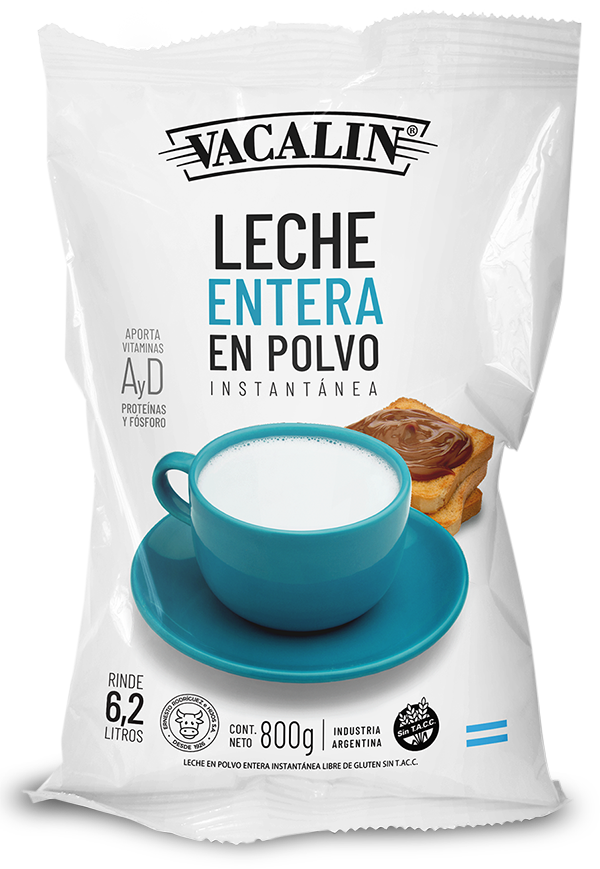 Leche en Polvo Entera 800g