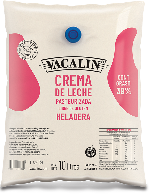 Lácteos Crema Heladera